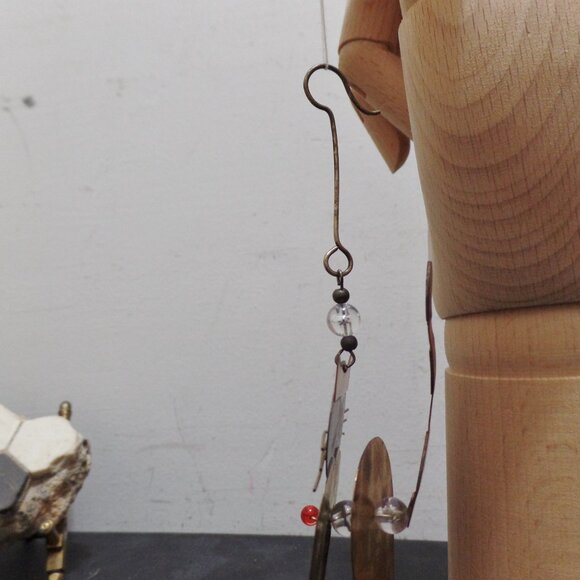 Super Cool Mixed Metal Hanging Cat Ornament shipper39 shipper39 (3 - Picture 9 of 12